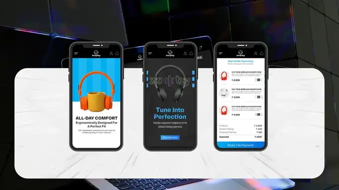 Audio Products E-commerce App by Identity Makers