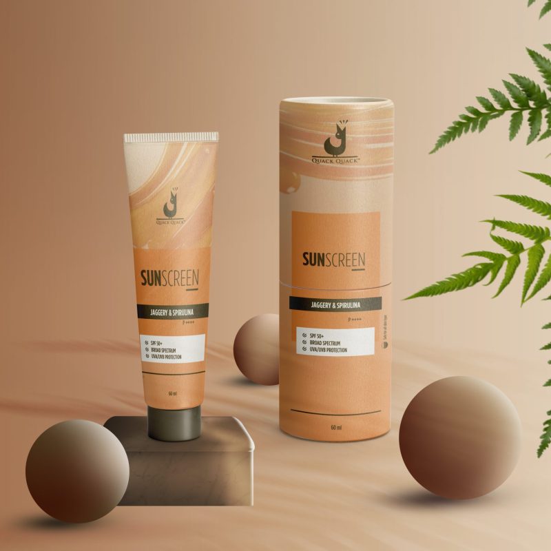 Quak Quak SunScreen Mockup Carton